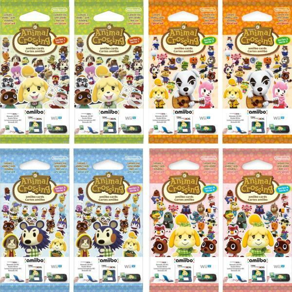 Animal Crossing Amiibo Cards - Series 1-4 - 8 Pack [Nintendo Accessory 24 Cards] Speciale prijs, speciale prijs