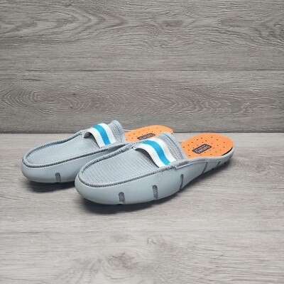 Swims Men\'s Beach Slip On Slide Loafer Shoes Size 12 Blue and Orange Amazon.com | SWIMS Mens Loafers, Slide Shoes for Men, Casual  main image 2