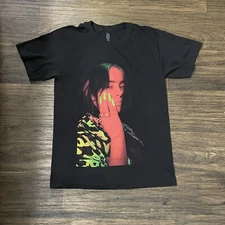 BILLIE EILISH 2020 WORLD TOUR T-SHIRT Small BLACK LIVESTREAM OCTOBER 24 2020