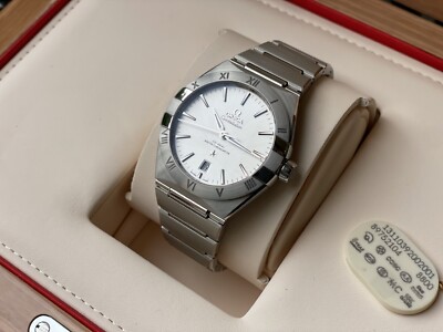 OMEGA CONSTELLATION MENS CO-AXIAL MASTER CHRONOMETER 39mm STEEL on STEEL NEW