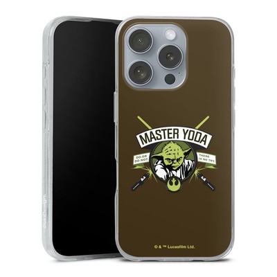 DeinDesign Silikon Hülle Case Handyhülle für Apple iPhone 16 Pro Master Yoda