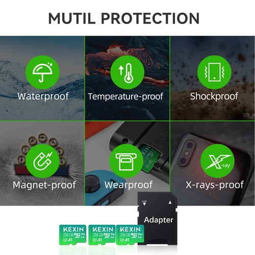 Kexin Ultra Micro SD Card 64GB 128GB 256GB U3 High Speed Memory Card 1-30pcs Lot - Picture 9 of 34