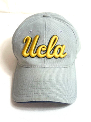 Vtg UCLA Bruins Fitted T.O.P. Hat Size 7 Raised Gold Embroidery NCAA Khaki Cap
