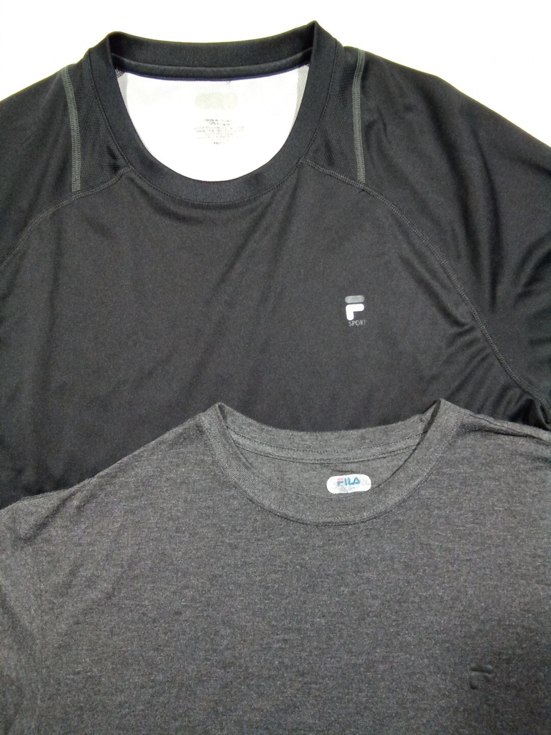 2 per 1! Fila Camicie Allenamento Uomo Large Grigio