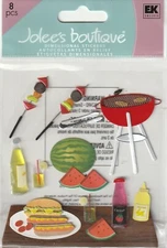 Jolee's Boutique 3D Stickers PICNIC TIME Theme 71137 Fast FREE Ship! LAST ONE!