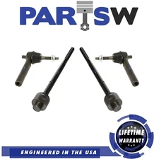 4 Pc Rear Steering Kit for Chevrolet Silverado 1500 GMC Sierra 1500 Tie Rod Ends