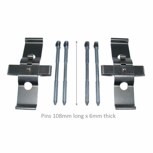 For Audi RS3 (8P) 2011-2013 Front Brake Pad Fitting Kit Pin Kit (Brembo 4 Pot) - Picture 4 of 6