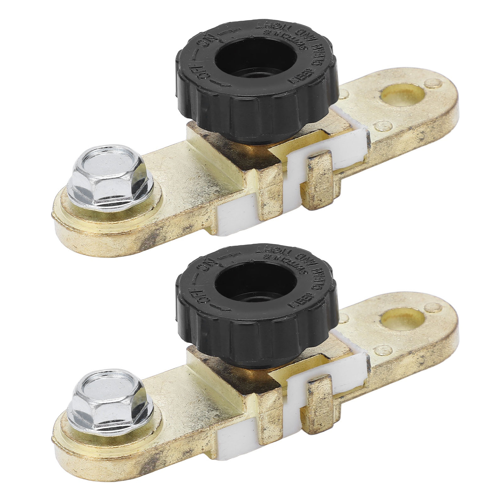 2Pcs Side Post Battery Disconnect Switch Power Cut Off Kill Isolator