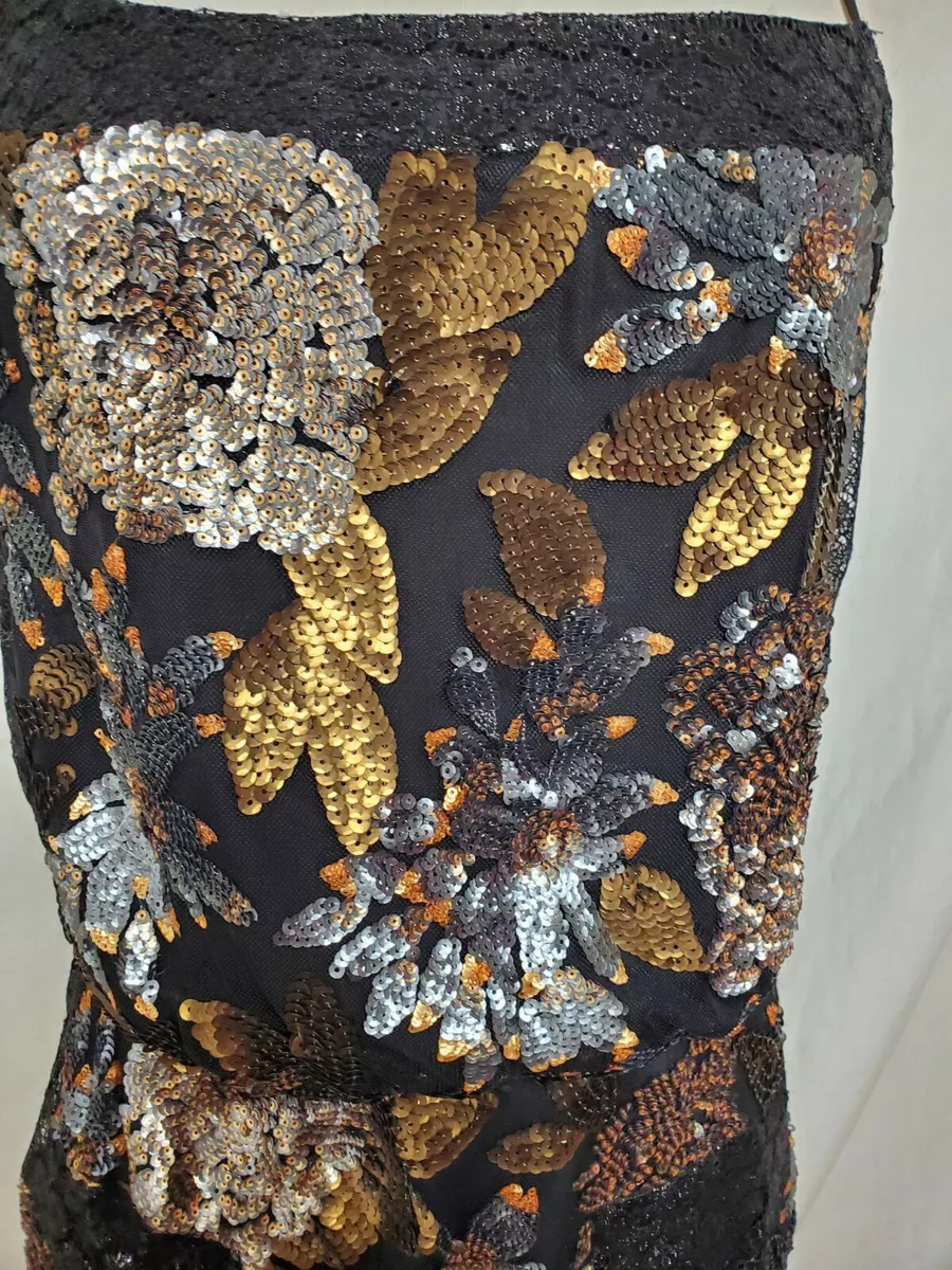 Anna Sui Multicolor Sequinned Miniskirt