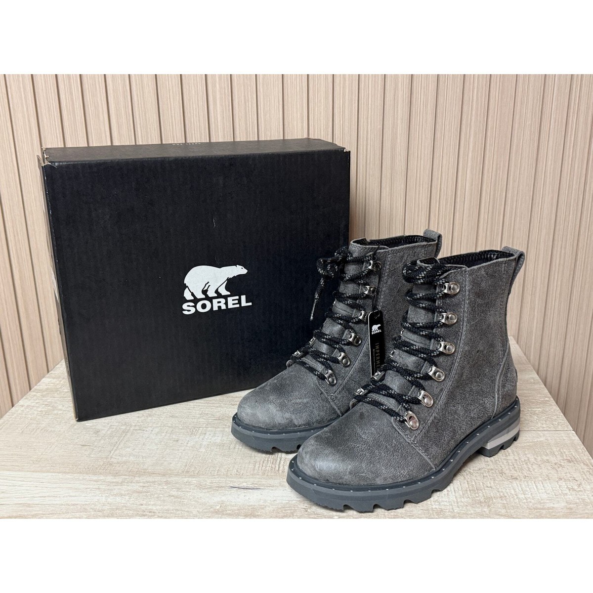 Sorel Women's Lennox Lace Waterproof Boot Womens Shoes Sz UK