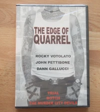 THE EDGE OF QUARREL Punk Rock Vs. SXE DVD Rocky Votolato MURDER CITY DEVILS #d
