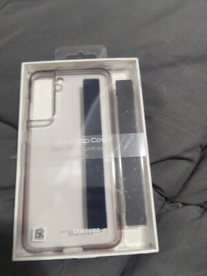Samsung Clear Slim Strap Cover for Galaxy S21 FE 5G - Black