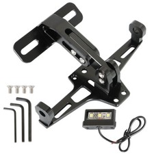 Portamatrículas LED Con Luz De Freno Para Yamaha WR250R 2009-2017 (versión USA) - Elimina El Guardabarros, Aluminio Anodizado