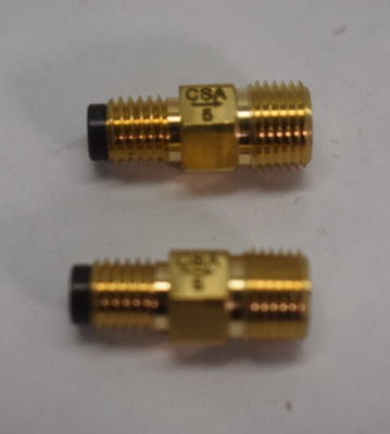 Bijur Units Oil Lubrication Flow Meter Fitting CSA-5 B6760 5/32'' 4mm Tube 2Pc