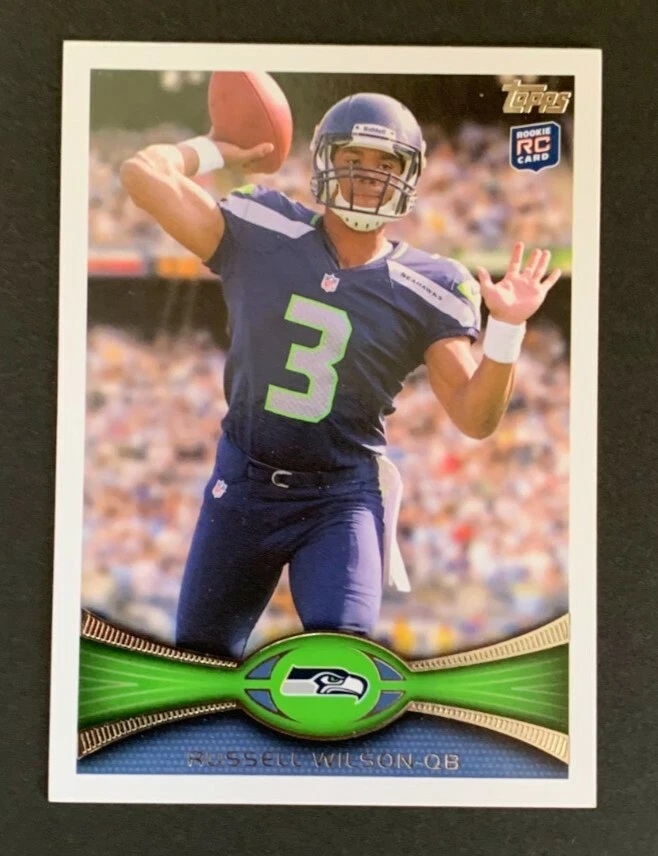 Russell Wilson Rookie Card Topps 2012 Seahawks Excellent condition