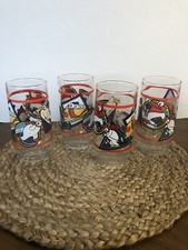 1995 Coca Cola Polar Bear Glass Made In USA by Indiana Glass Set Of 4