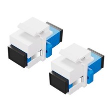 SC/UPC Fiber Optic CouplerSC Fibre Optic Female to Female Panel Module Adapte...