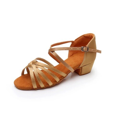 New Girl Latin Dance Shoes Ballroom Tango Dance Soft Sole Salsa Practice Shoes - Bild 10 von 34