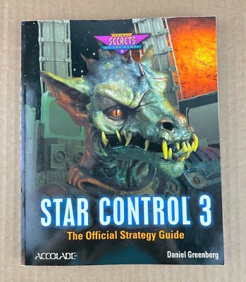 Star Control 3 for PC Prima Games Official Strategy Guide Book 1996 Accolade