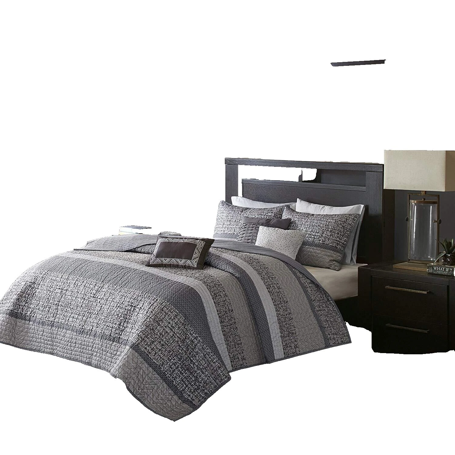 Rayas Jacquard Edredones moderna, colchas y cobertores para cunas