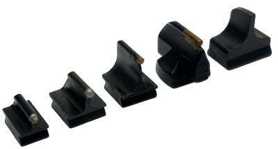 (2) Winchester Factory Original Steel 3/8  Dovetail Front Sight Blade Post Bead
