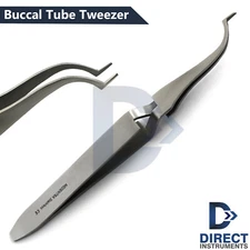 Orthodontic Buccal Tube Tweezer Reverse Action Bracket Holding Narrow Tip Dental