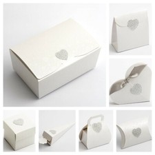 Sphere Pearl White Wedding Favour Boxes and Ballotins Party Wax Melt Boxes Only