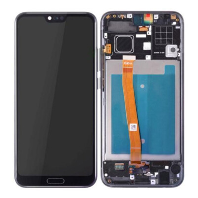 AAA with Fingerprint LCD Display+Touch Screen W/Frame for Huawei Honor 10 Blue