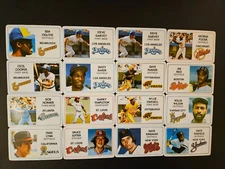 1981 Perma-Graphics Super Star Credit Card Series Baseball Cards