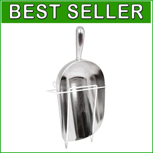 Eleganter 85 Unzen Aluminium Eisportionierer mit montiertem Halter - stilvoll servieren mit Leichtigkeit