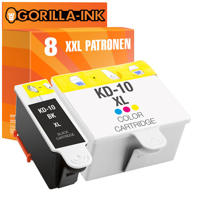 Set 8x Druckerpatrone XXL für Kodak 10 ESP 5250 ESP 5250 Easyshare 5100 5300