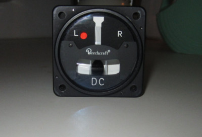 BEECHCRAFT TURN AND SLIP P/N 9550B UNITED INSTRUMENTS