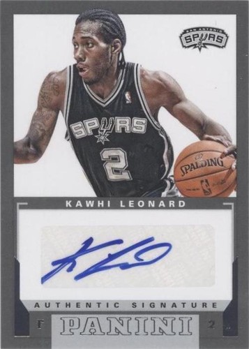 PANINI カワイ•レナード　サイン入りルーキーカード Kawhi Leonard 12/13 Panini Hoops Rookie #236 PSA 10 | eBay