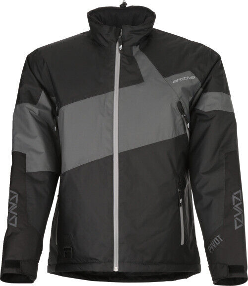 贈る結婚祝い Jacket 6 Pivot 23 Arctiva 3XL 3X-Large 3120-2091 Gray/Black スノーモービル