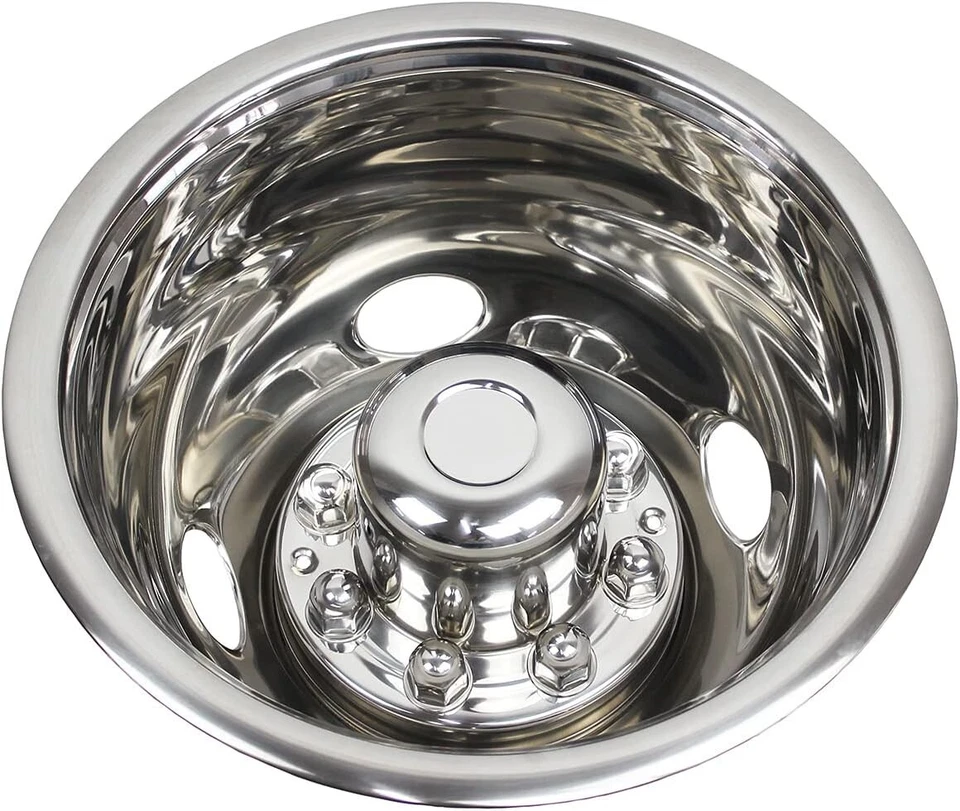 4 nuevas cubiertas de doble llanta simulador de rueda de 16" para Ford E-350 E-450 Super Duty 08-21 Foto 4 de 4