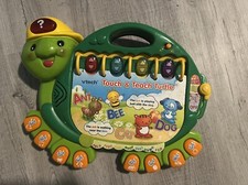 VTECH Touch and Teach Turtle Book Electronic Toy Tested  Works