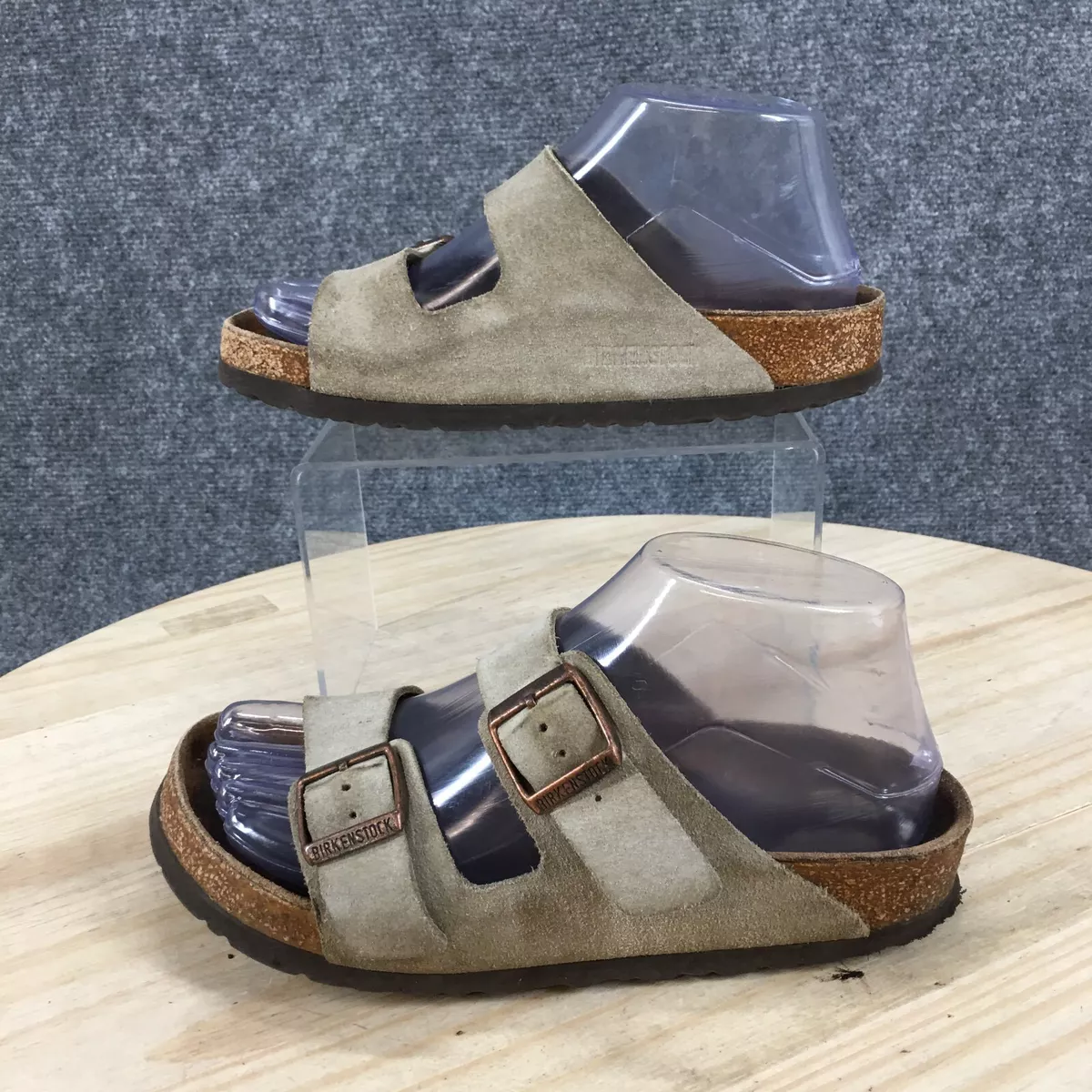 BIRKENSTOCK Sandals Youth 33 Womens Arizona Casual Slide Beige