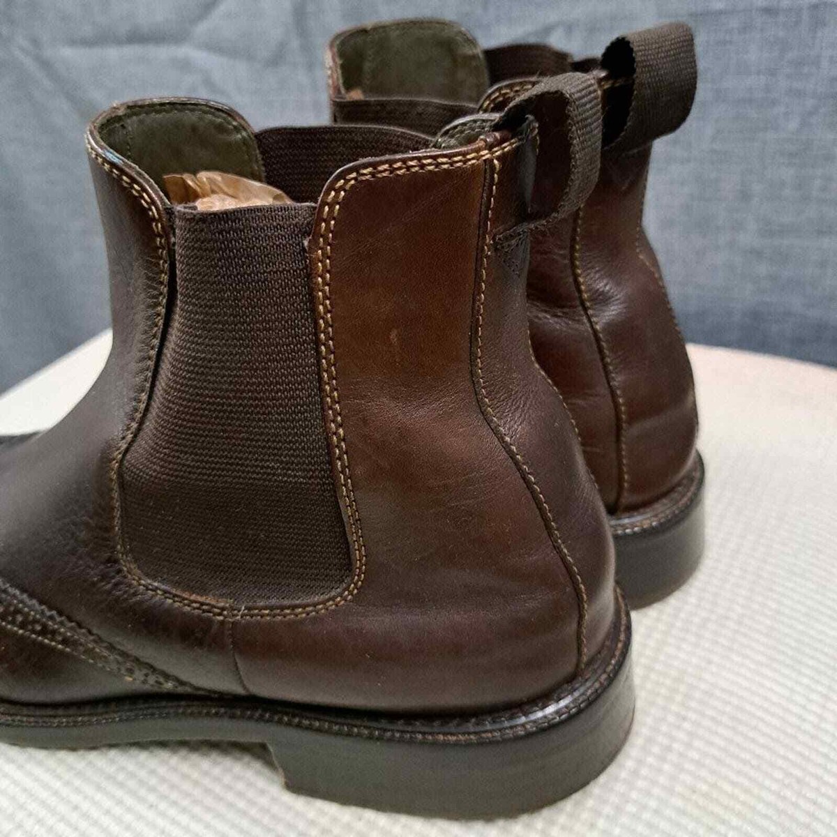 Cole Haan Men Leather Chukka Boots Brown Size 9.5 Brazil | eBay
