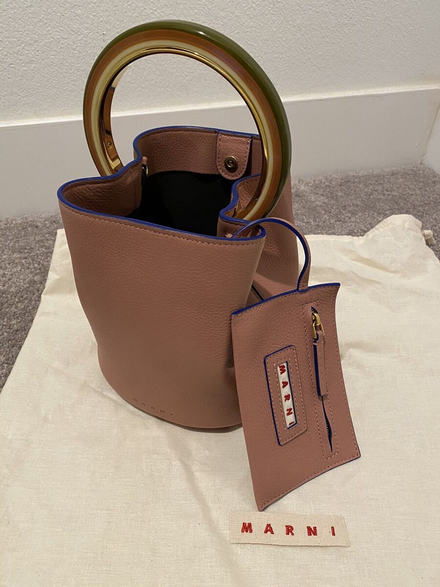 マルニ MARNI ショルダーバッグ Pannier bucket 20SS色ピンク系