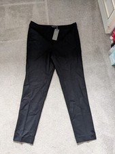 Image of Mint Velvet Black High Waist Trousers 14