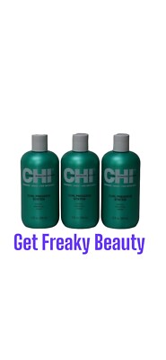 3 PACK. 12 oz. Chi Curl Preserve System Shampoo. 350ml. NEW. FREE SHIPPING.