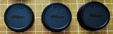 3 X Nikon style REAR Lens Caps for All Nikon F-mount lenses Fast U.S Shipping!!