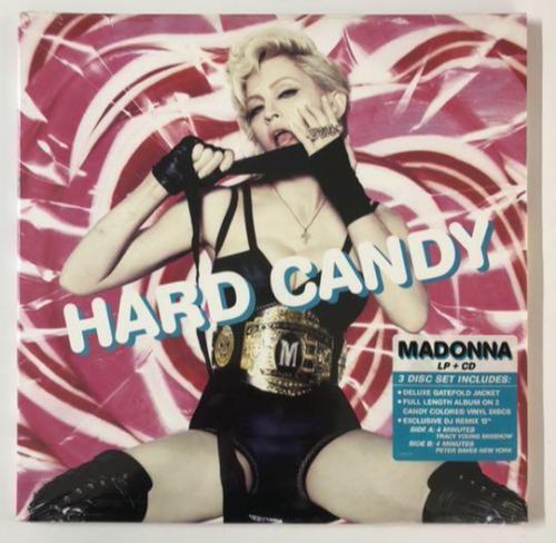 Madonna – Hard Candy - 2 VINYL COLORED + 12"+ CD USA - SEALED MINT NEW RARE - Afbeelding 1 van 8