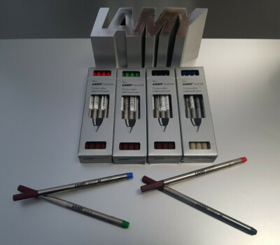 Lamy Mine M63 Tintenroller Minen M, B Ersatzmine blau schwarz rot grün