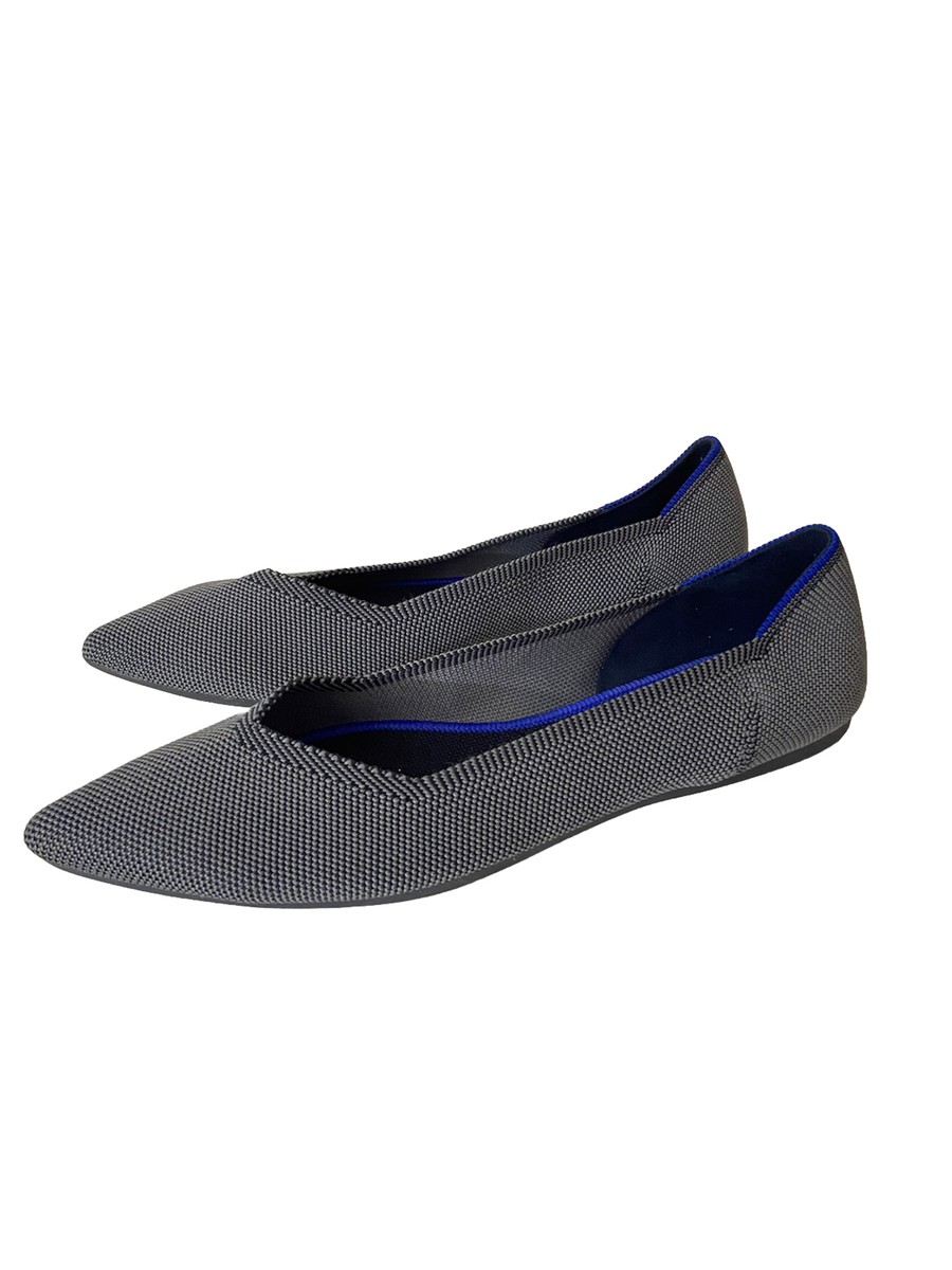 Birdseye Rothys Rothy's The Point Cloud Grey Birdseye Ballet Flats