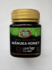 New Mother Earth New Zealand Manuka Honey UMF 10+ 8.8oz Exp2028