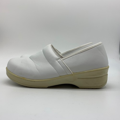 Air Flex enfermera médico Clogs Zapatos Blancos Para Mujer, Tamaño 10W |  eBay