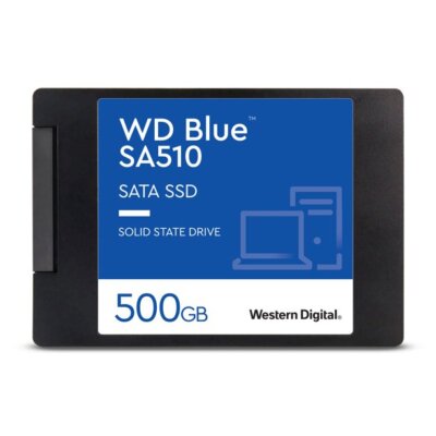 Western Digital WDBB8H5000ANC-WRWN Blue 500GB SA510 SATA Internal Solid State