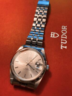 TUDOR Prince Date 74000N White Dial Automatic Men's Watch with Box