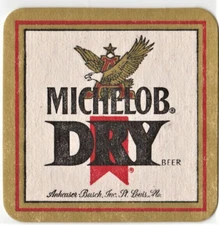 16 Michelob Dry Beer Coasters